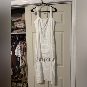 ANTONIO MELANI White Strapless Dress